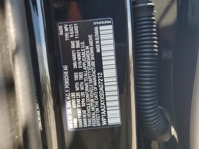 Photo 14 from auction – 2025 PORSCHE CAYENNE with VIN WP1AA2AYXSDA07212