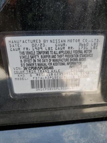 Photo 14 from auction – 2023 NISSAN KICKS S with VIN 3N1CP5BV5PL505465