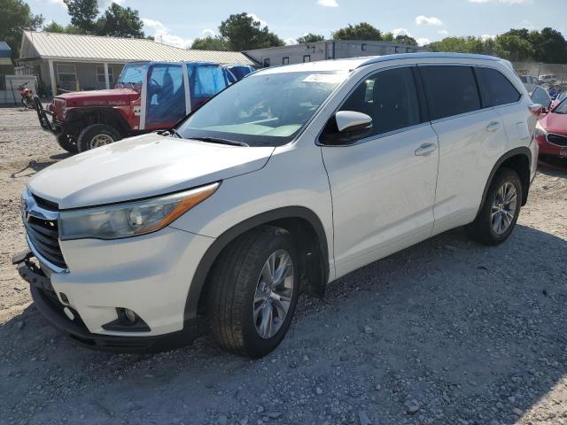 TOYOTA HIGHLANDER XLE 2015 with VIN 5TDKKRFH1FS080368 - Photo from auction