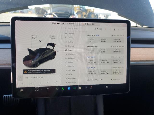 Photo 9 from auction – 2021 TESLA MODEL 3 with VIN 5YJ3E1EA7MF027936
