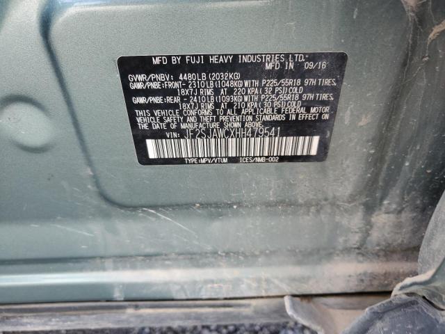 Фото 14 с аукциона – 2017 SUBARU FORESTER 2 с VIN JF2SJAWCXHH479541
