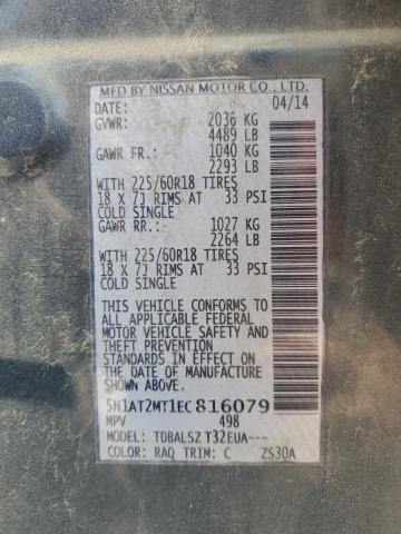 Photo 14 from auction – 2014 NISSAN ROGUE S with VIN 5N1AT2MT1EC816079