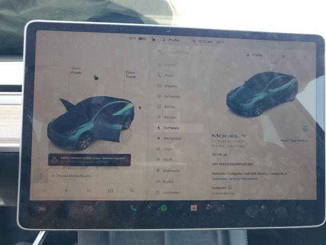 Photo 9 from auction – 2024 TESLA MODEL Y with VIN 7SAYGAEE8RF005263