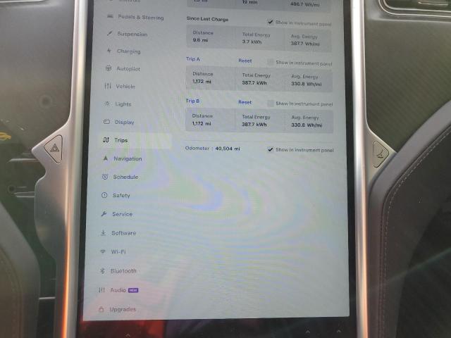 Photo 9 from auction – 2016 TESLA MODEL S with VIN 5YJSA1E22GF124093