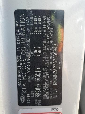 Photo 14 from auction – 2016 KIA SOUL with VIN KNDJN2A27G7860948