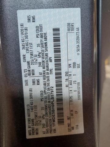 Photo 14 from auction – 2023 FORD BRONCO BAS with VIN 1FMDE5BH0PLB57972