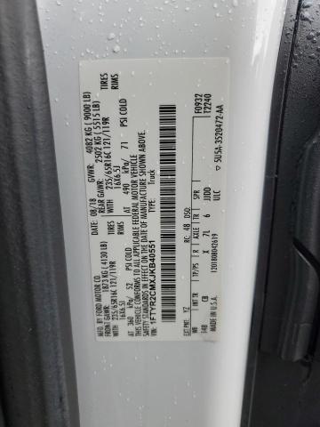Photo 14 from auction – 2018 FORD TRANSIT T-250 with VIN 1FTYR2CMXJKB40551