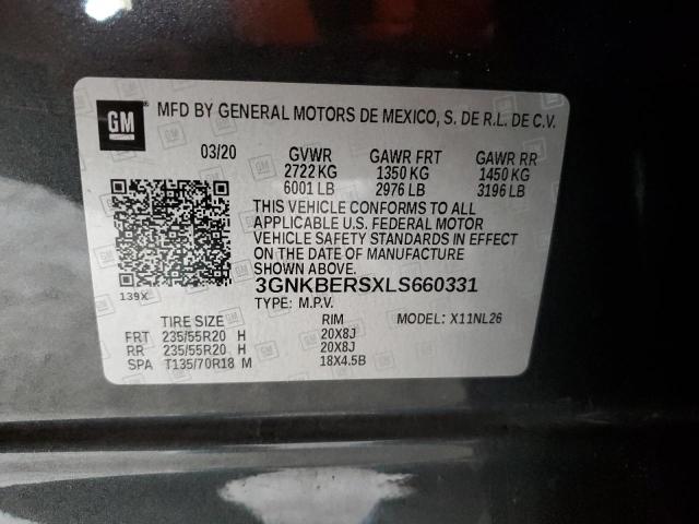 Photo 14 from auction – 2020 CHEVROLET BLAZER RS with VIN 3GNKBERSXLS660331