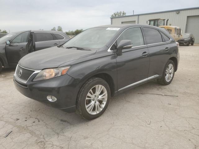 LEXUS RX 450H 2011 with VIN JTJZB1BA2B2405570 - Photo from auction