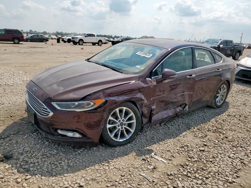 FORD FUSION SE 2017 with VIN 3FA6P0HD3HR195705 - Photo from auction