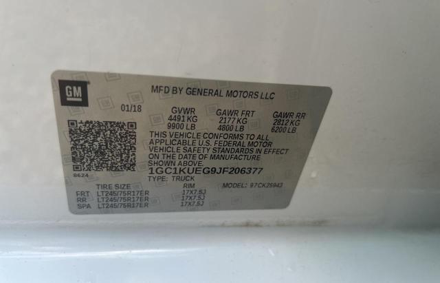 Photo 10 from auction – 2018 CHEVROLET SILVERADO with VIN 1GC1KUEG9JF206377