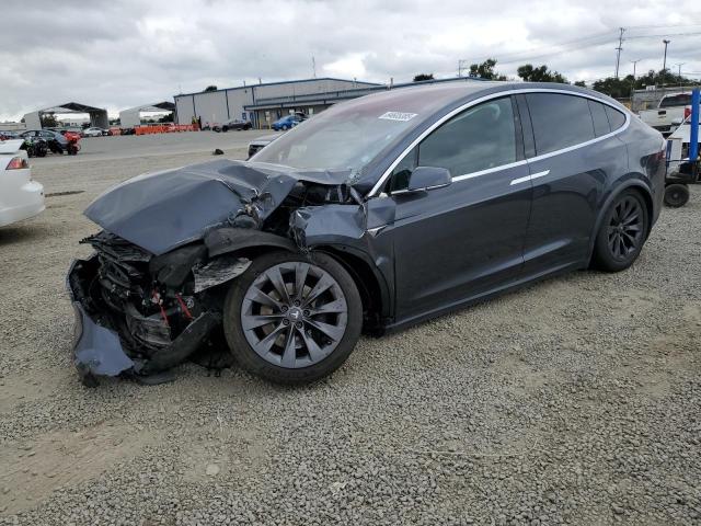 TESLA MODEL X 2018 with VIN 5YJXCBE21JF136877 - Photo from auction