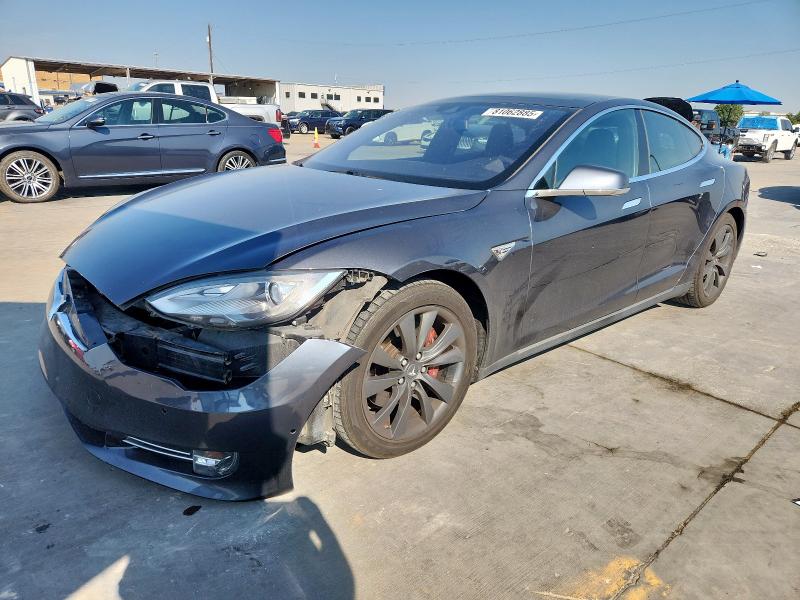TESLA MODEL S 85 2015 with VIN 5YJSA1E22FF117238 - Photo from auction
