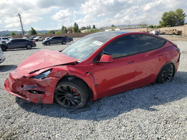 TESLA MODEL Y 2022 with VIN 7SAYGDEF2NF345755 - Photo from auction