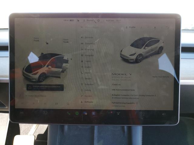 Photo 9 from auction – 2023 TESLA MODEL Y with VIN 7SAYGDEE8PA111899
