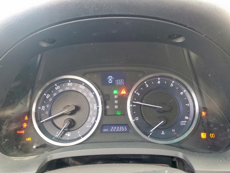 Photo 9 from auction – 2012 LEXUS IS 250 with VIN JTHBF5C20C2102973