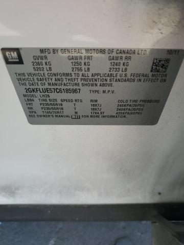 Photo 14 from auction – 2012 GMC TERRAIN SLT with VIN 2GKFLUE57C6185967