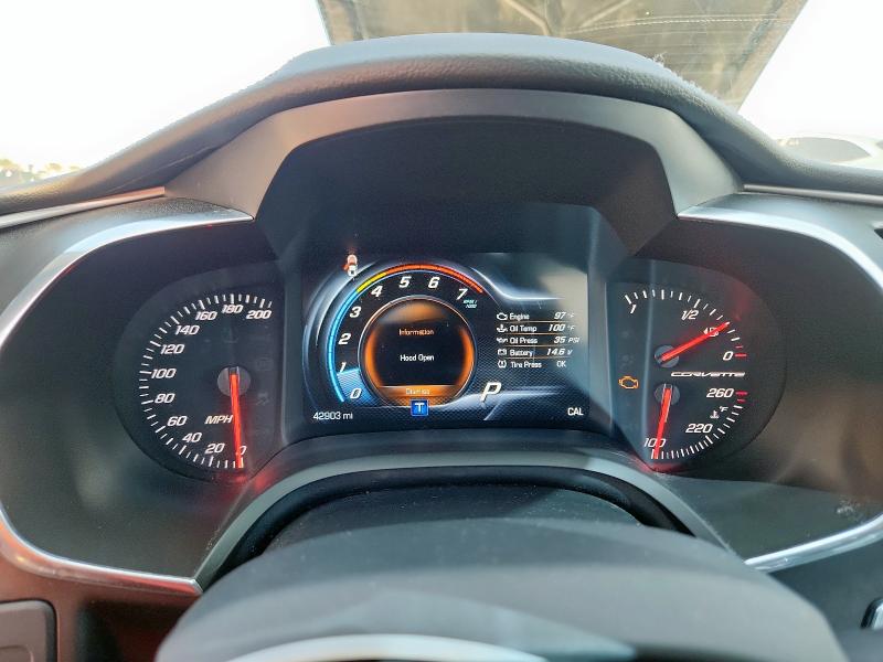 Photo 9 from auction – 2019 CHEVROLET CORVETTE S with VIN 1G1YB2D76K5112185
