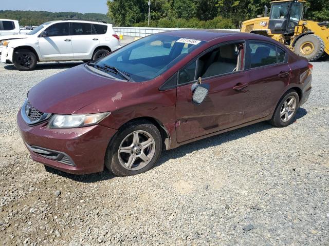 HONDA CIVIC LX 2014 with VIN 2HGFB2F53EH510849 - Photo from auction