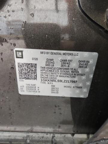 Photo 14 from auction – 2020 GMC ACADIA SLE with VIN 1GKKNRLS9LZ217997