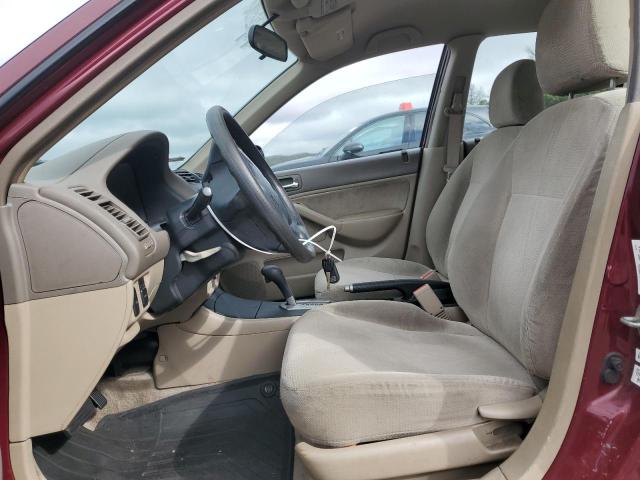 Photo 7 from auction – 2002 HONDA CIVIC LX with VIN 2HGES16592H563704