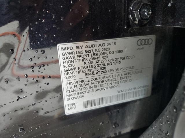Photo 14 from auction – 2018 AUDI Q7 PREMIUM with VIN WA1LHAF79JD038850