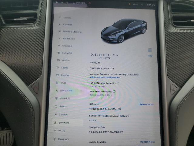 Photo 9 from auction – 2018 TESLA MODEL S with VIN 5YJSA1E28JF257139
