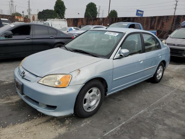 HOND CIVIC HYBRID 2003 with VIN JHMES95653S027624 - Photo from auction