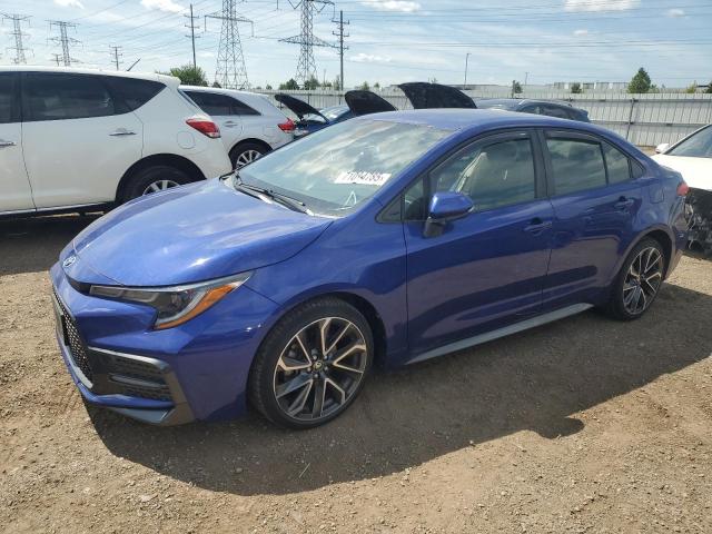 TOYOTA COROLLA SE 2021 with VIN JTDS4MCE2MJ077089 - Photo from auction