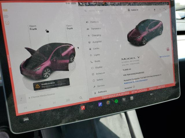 Photo 9 from auction – 2024 TESLA MODEL Y with VIN 7SAYGDEE2RA261302