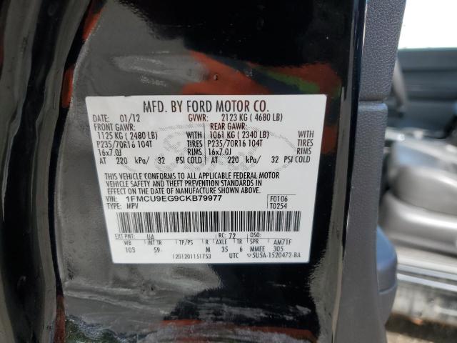 Photo 14 from auction – 2012 FORD ESCAPE LIM with VIN 1FMCU9EG9CKB79977