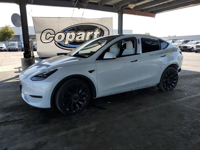 TESLA MODEL Y 2022 with VIN 7SAYGDEF1NF340546 - Photo from auction
