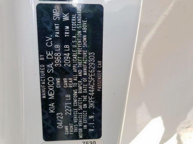 Photo 10 from auction – 2023 KIA FORTE with VIN 3KPF44AC5PE629303