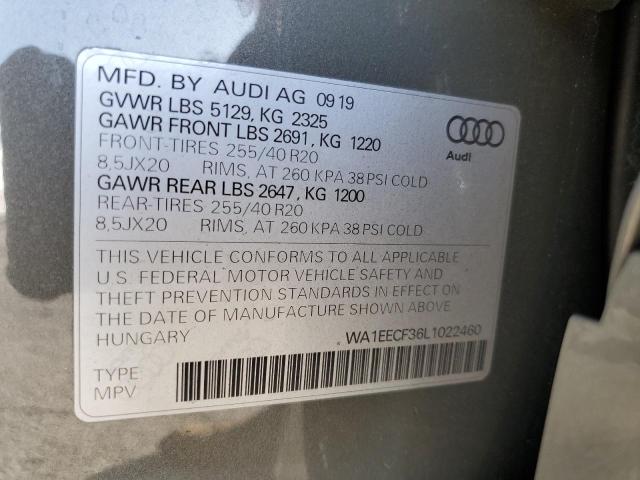 Photo 14 from auction – 2020 AUDI Q3 PREMIUM with VIN WA1EECF36L1022460
