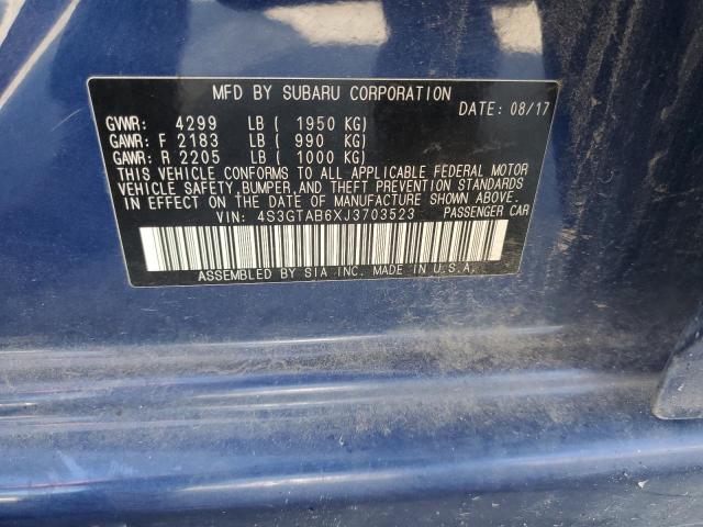 Foto 14 de la subasta – 2018 SUBARU IMPREZA PR con VIN 4S3GTAB6XJ3703523