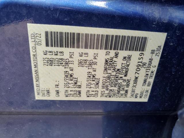 Photo 14 from auction – 2022 NISSAN ROGUE SL with VIN 5N1BT3CB8NC709159