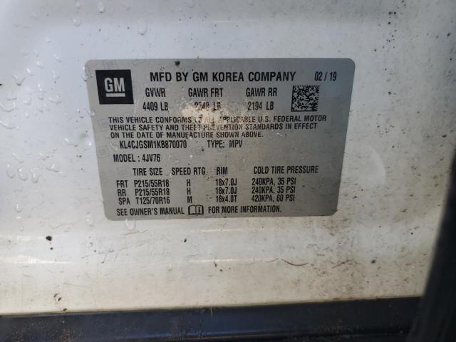 Photo 14 from auction – 2019 BUICK ENCORE ESS with VIN KL4CJGSM1KB870070
