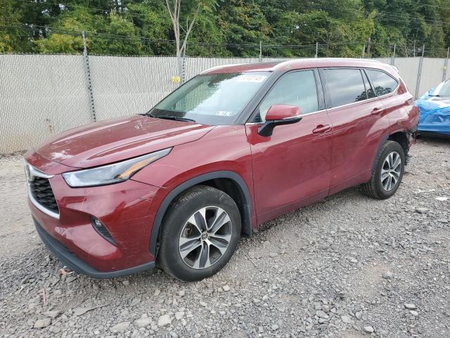 TOYOTA HIGHLANDER 2022 with VIN 5TDGZRBH5NS188353 - Photo from auction