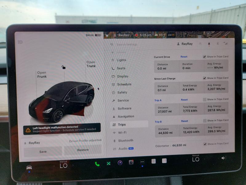 Снимка 9 от търг – 2023 TESLA MODEL Y с VIN 7SAYGAEE9PF708142