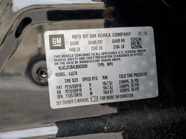 Photo 14 from auction – 2020 BUICK ENCORE PRE with VIN KL4CJESB4LB003590