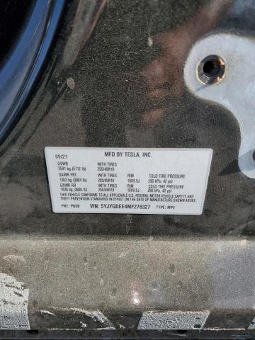 Foto 14 de la subasta – 2021 TESLA MODEL Y con VIN 5YJYGDEE4MF276327