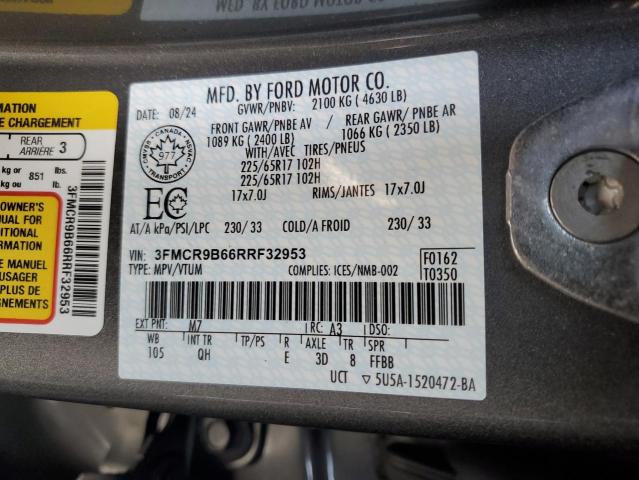 Photo 14 from auction – 2024 FORD BRONCO SPO with VIN 3FMCR9B66RRF32953