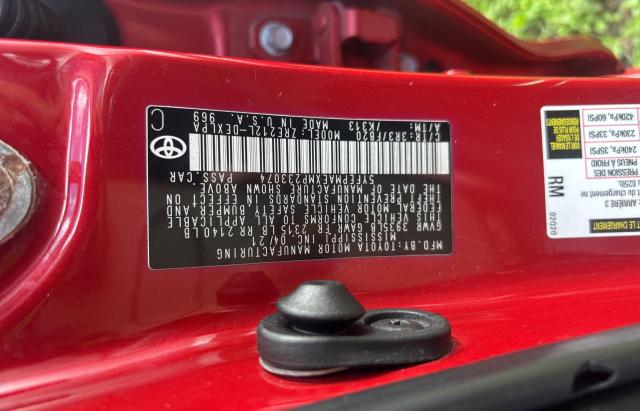 Photo 10 from auction – 2021 TOYOTA COROLLA LE with VIN 5YFEPMAEXMP233074