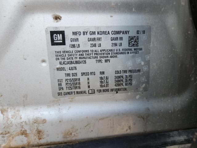 Photo 14 from auction – 2018 BUICK ENCORE PRE with VIN KL4CJASB4JB654126