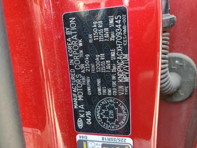 Photo 14 from auction – 2017 KIA SPORTAGE E with VIN KNDPNCACXH7093445