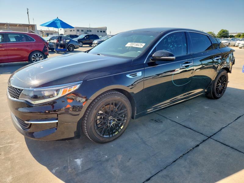 KIA OPTIMA EX 2018 with VIN 5XXGU4L38JG227520 - Photo from auction