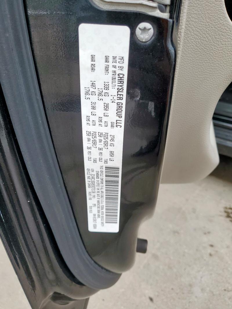 Photo 14 from auction – 2014 CHRYSLER TOWN & COU with VIN 2C4RC1BG0ER272138
