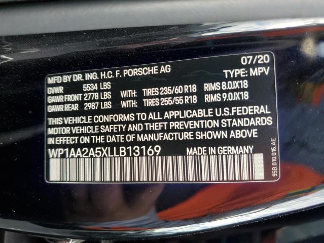 Photo 14 from auction – 2020 PORSCHE MACAN with VIN WP1AA2A5XLLB13169