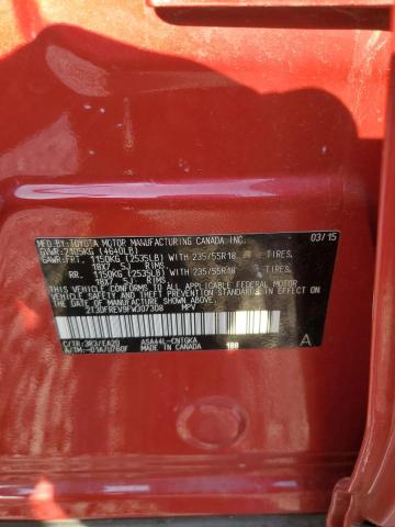 Photo 14 from auction – 2015 TOYOTA RAV4 LIMIT with VIN 2T3DFREV9FW307308