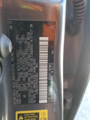Photo 14 from auction – 2013 TOYOTA HIGHLANDER with VIN 5TDBK3EH1DS252863